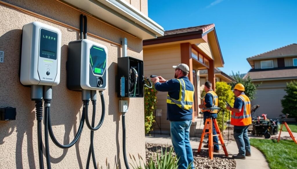EV charger installation