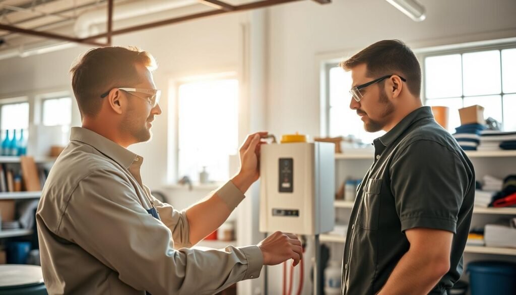 hot water system maintenance